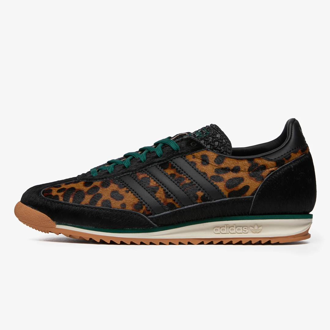 adidas SL 72 OG Leopard Print Collegiate Green (Women's) 1