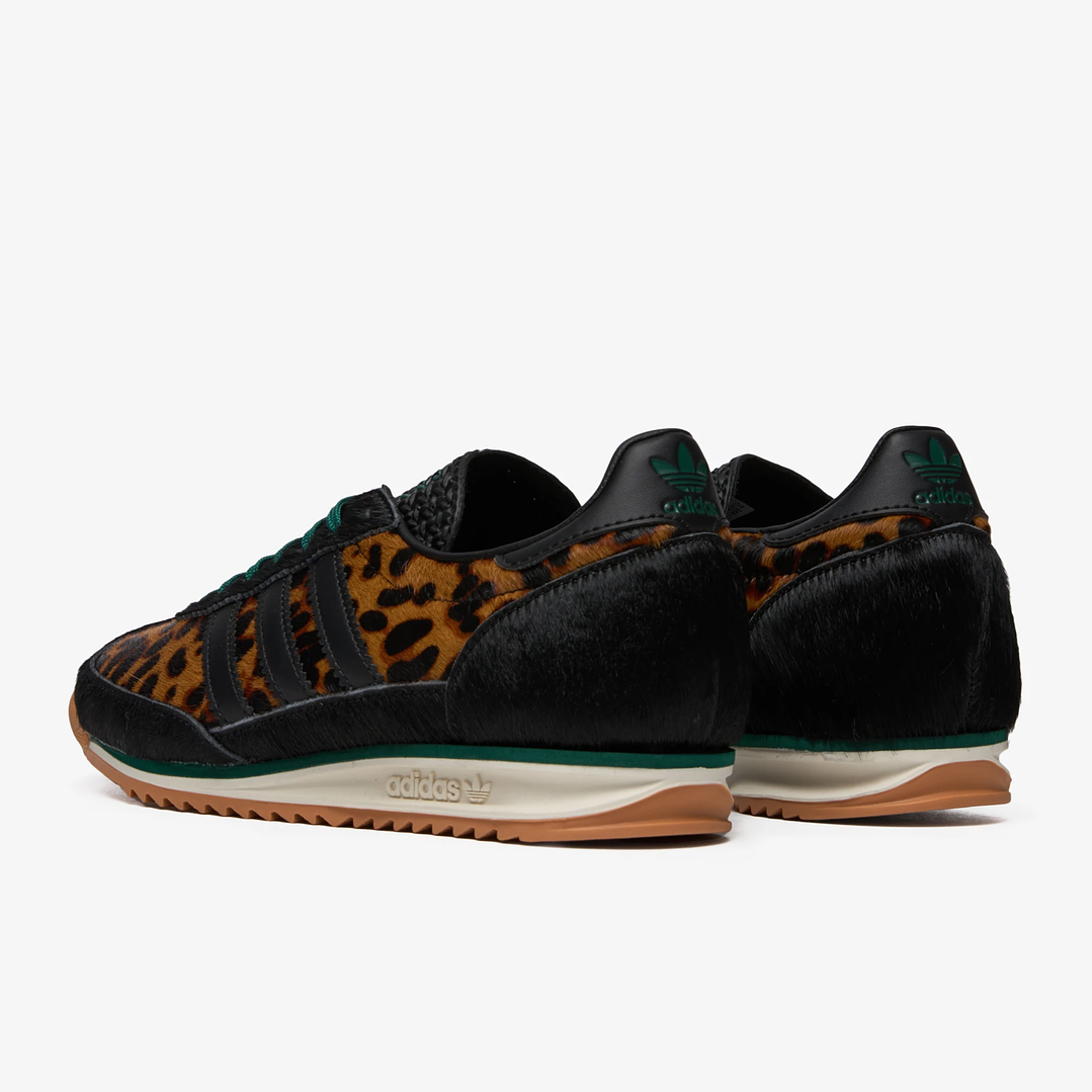 adidas SL 72 OG Leopard Print Collegiate Green (Women's) 4