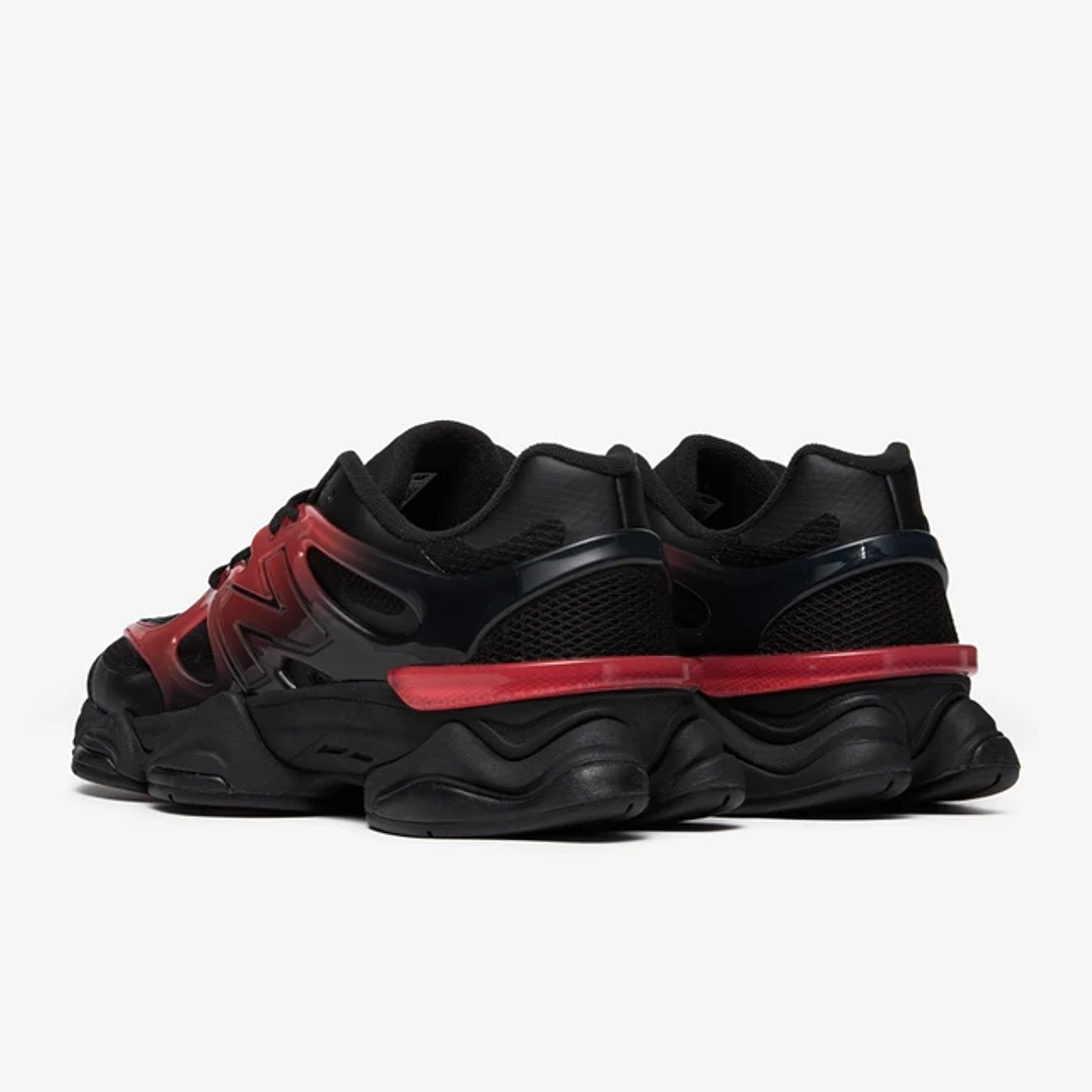 New Balance 9060 Black Red Gradient 2