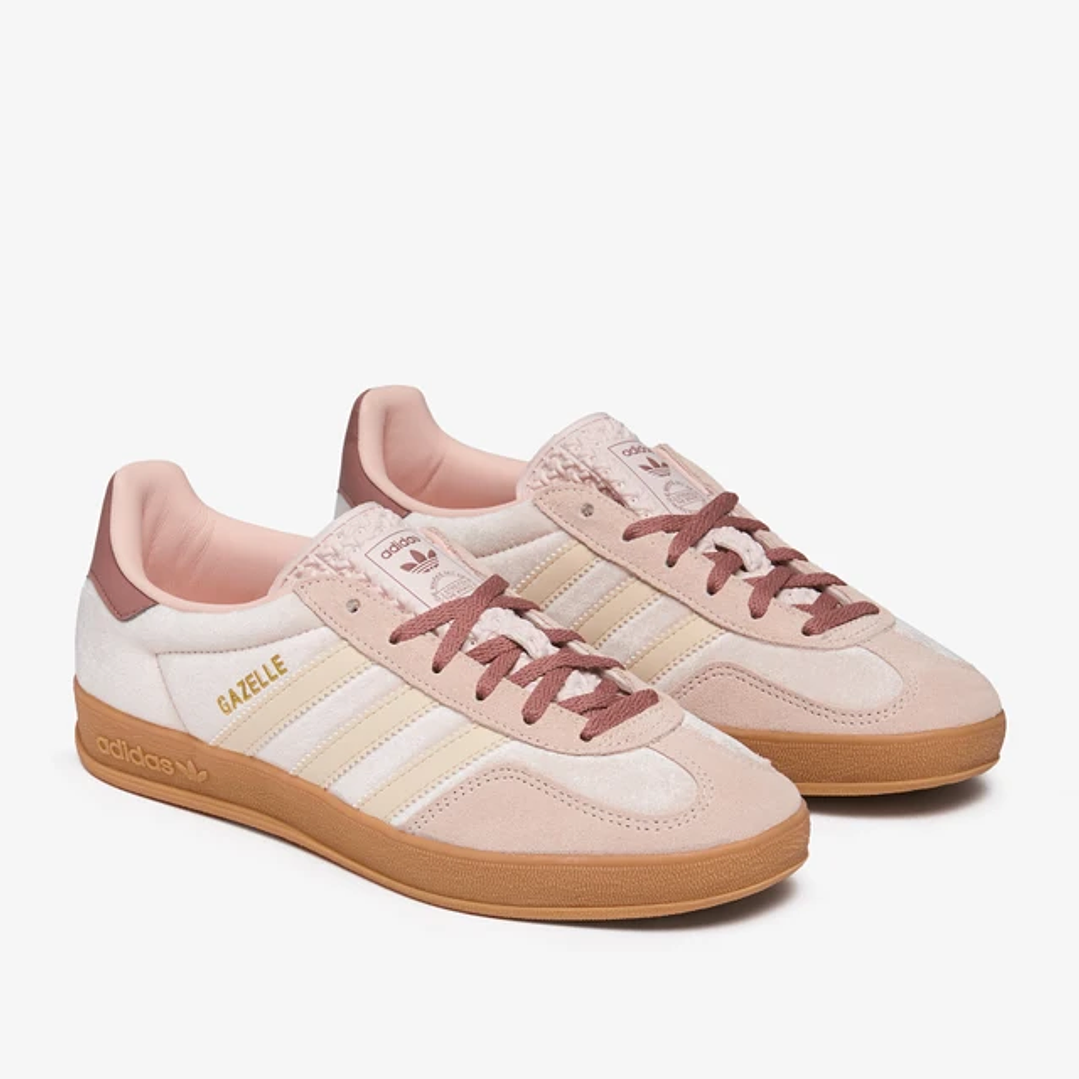 adidas Gazelle Indoor Wonder Quartz Velvet (Women's) 4