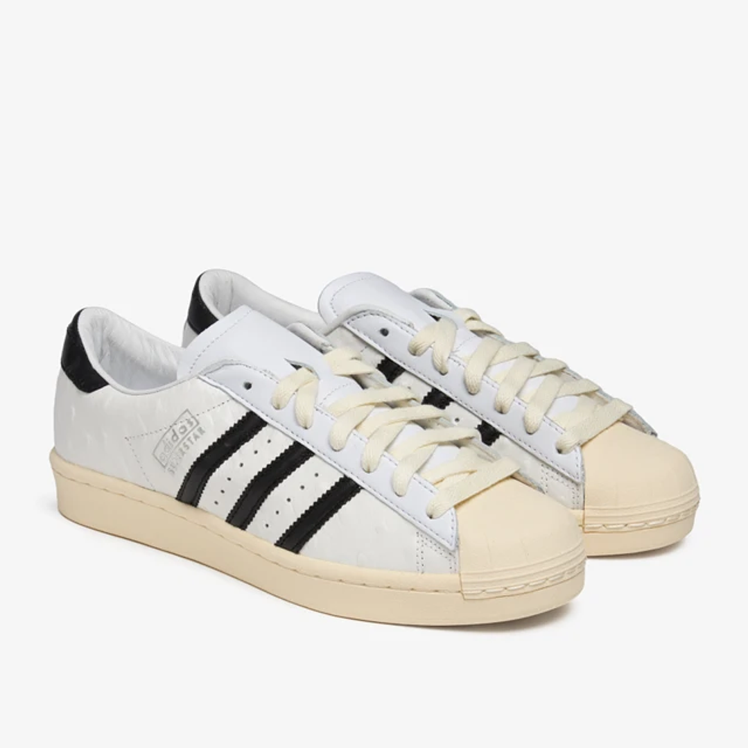 adidas Superstar Vintage White Black Ostrich (Women's) 4