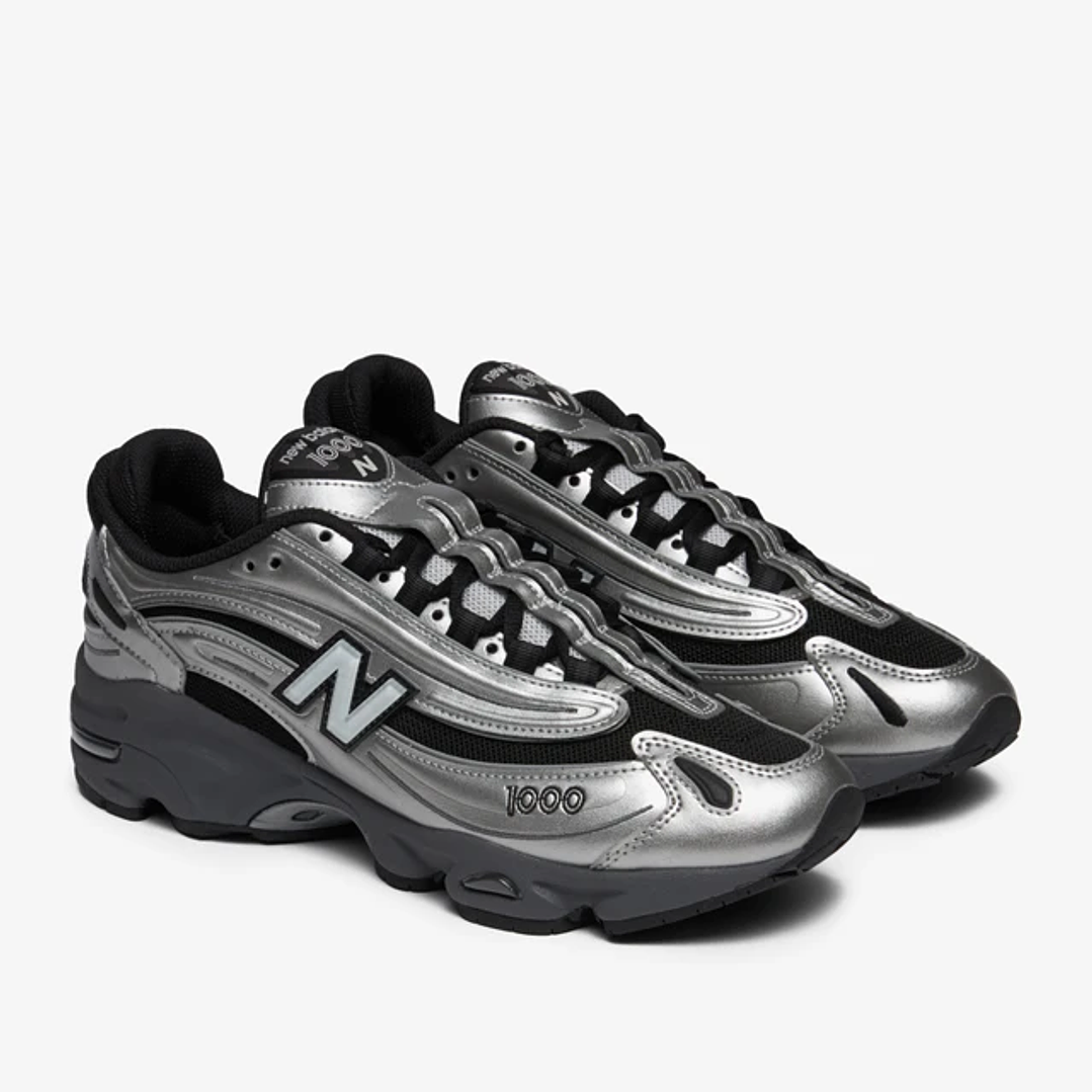 New Balance 1000 Black Silver Metallic 4