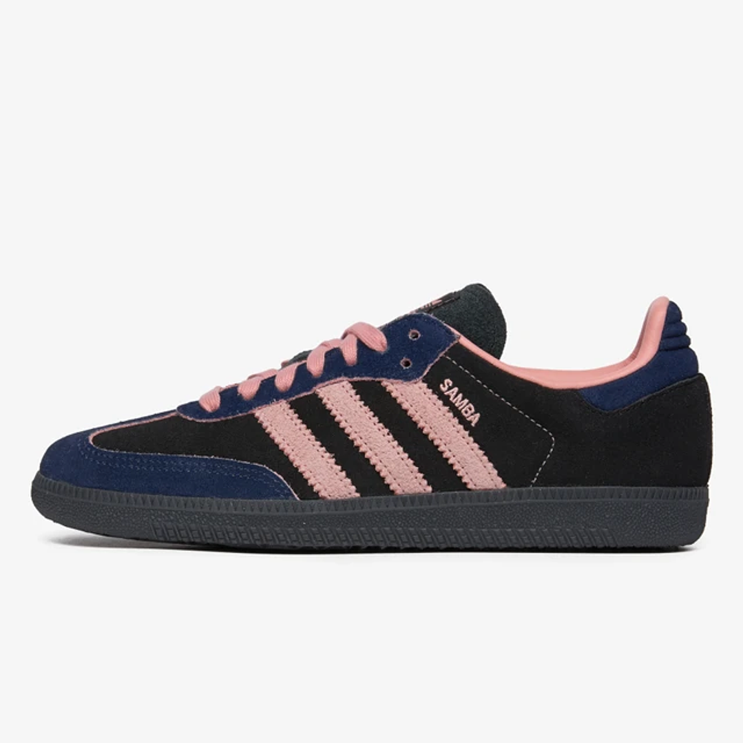 adidas Samba OG Black Wonder Mauve Indigo (Women's) 1