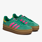 adidas Gazelle Bold Court Green Lucid Pink (Women's) - thumbnail 2