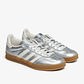 adidas Gazelle Indoor Silver Metallic Core White - Thumbnail 2