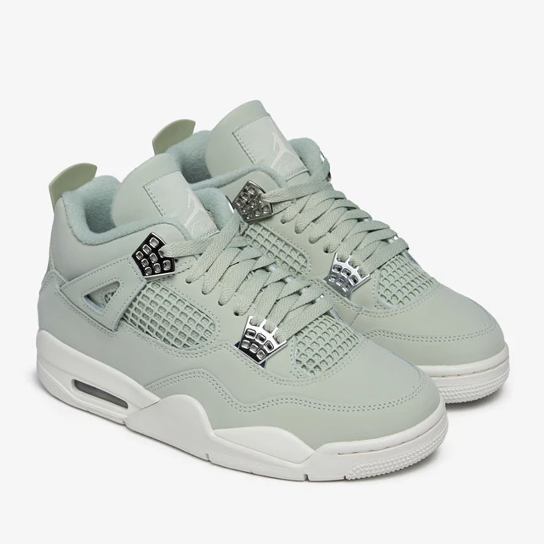 Jordan 4 Retro Seafoam Sail (Women's) 2