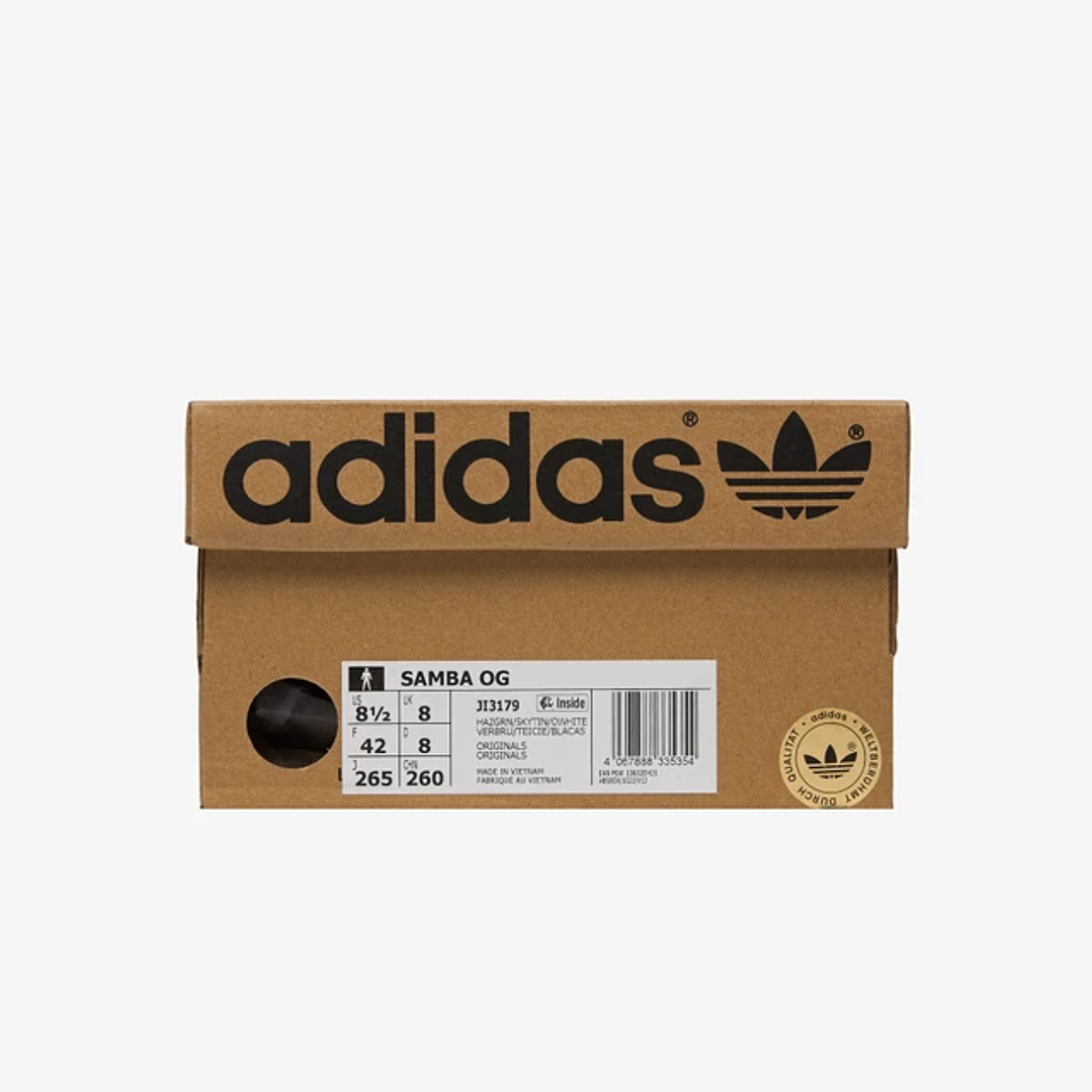 adidas Samba OG Hazy Green Sky Tint 6