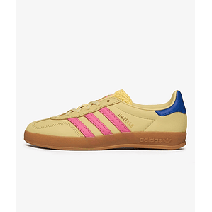 adidas Gazelle Indoor Powder Yellow Lucid Pink Royal (Women's)
