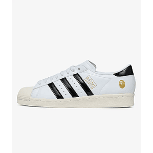 adidas Superstar Vintage Bape White Black