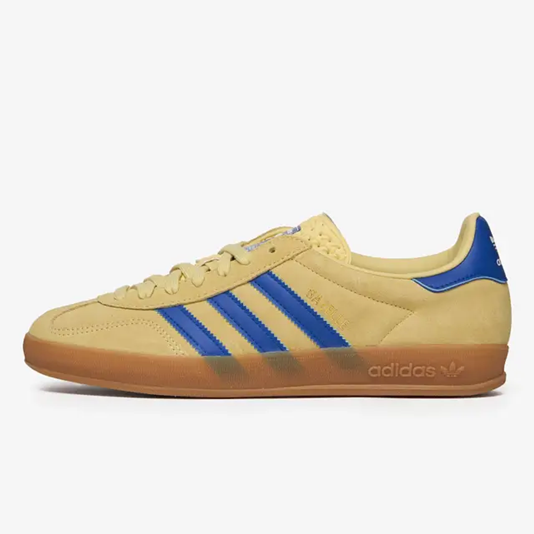 adidas Gazelle Indoor Powder Yellow Royal Blue 1