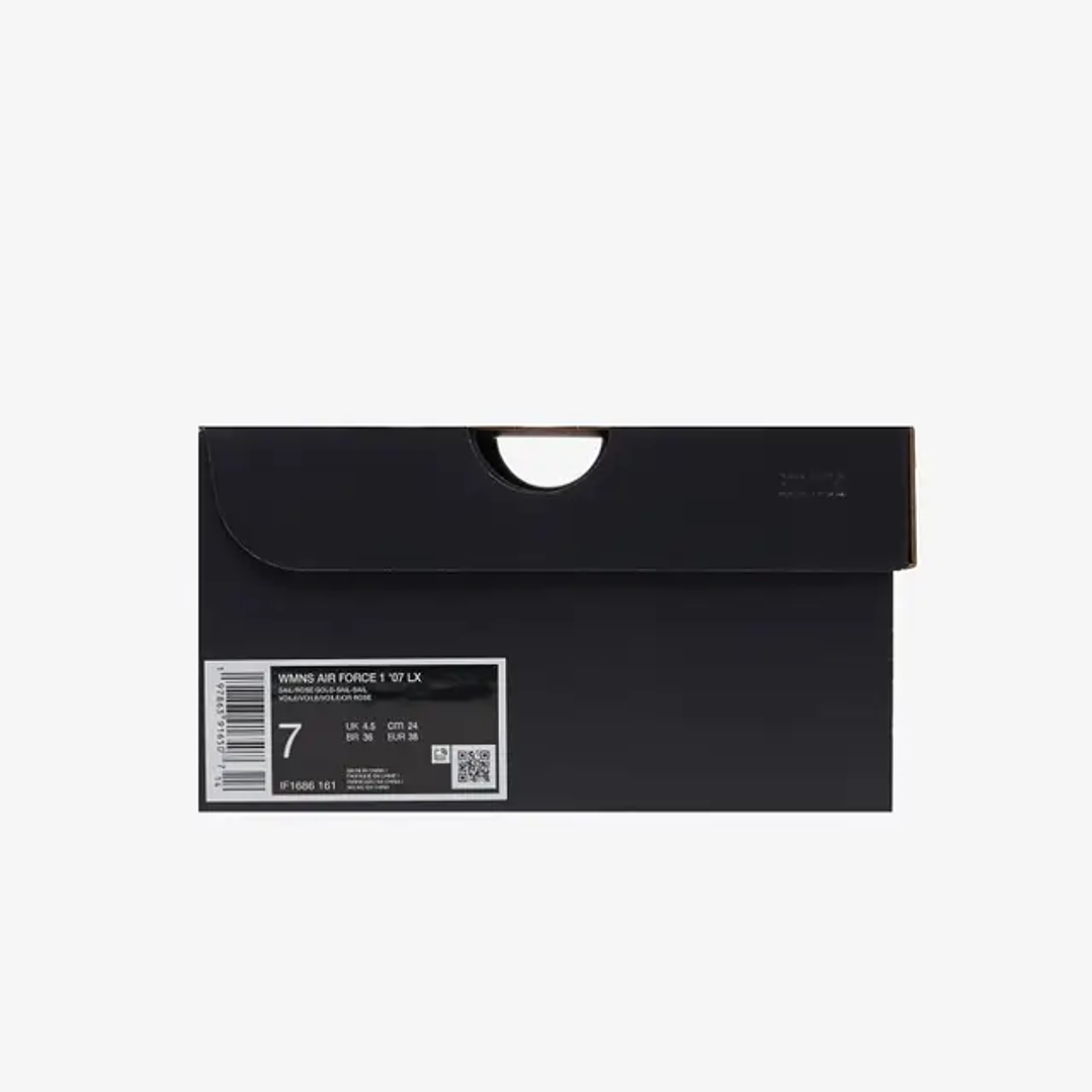 Nike Air Force 1 Low Liquid Metal Swoosh Metallic Rose Gold (Women's) 6