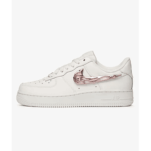Nike Air Force 1 Low Liquid Metal Swoosh Metallic Rose Gold (Women's)