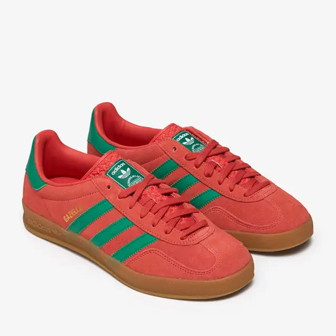 adidas Gazelle Indoor Preloved Scarlet Court Green 2