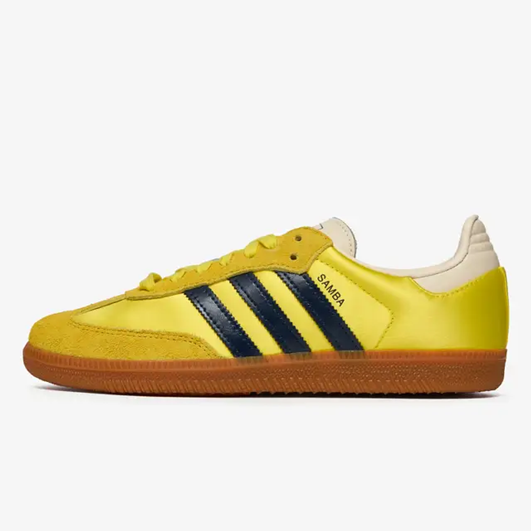 adidas Samba OG Shock Yellow Night Indigo (Women's) 1