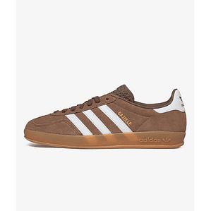 adidas Gazelle Indoor Earth Strata White Gold Metallic