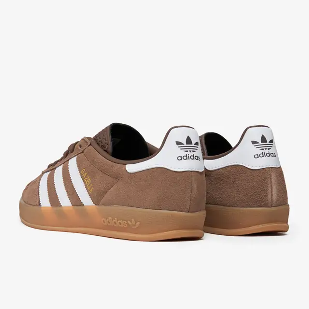 adidas Gazelle Indoor Earth Strata White Gold Metallic 4