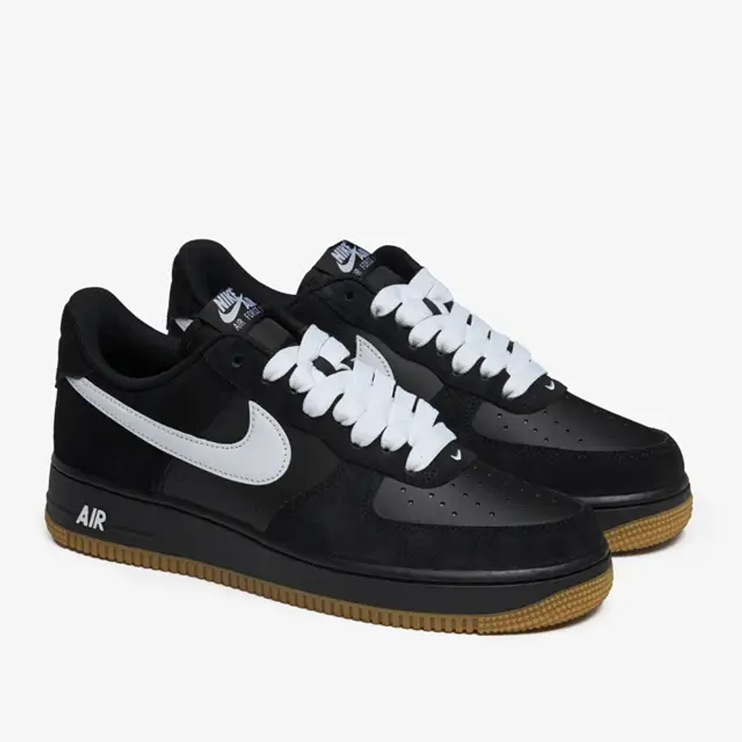 Nike Air Force 1 Low '07 LV8 Black Gum Light Brown White 2