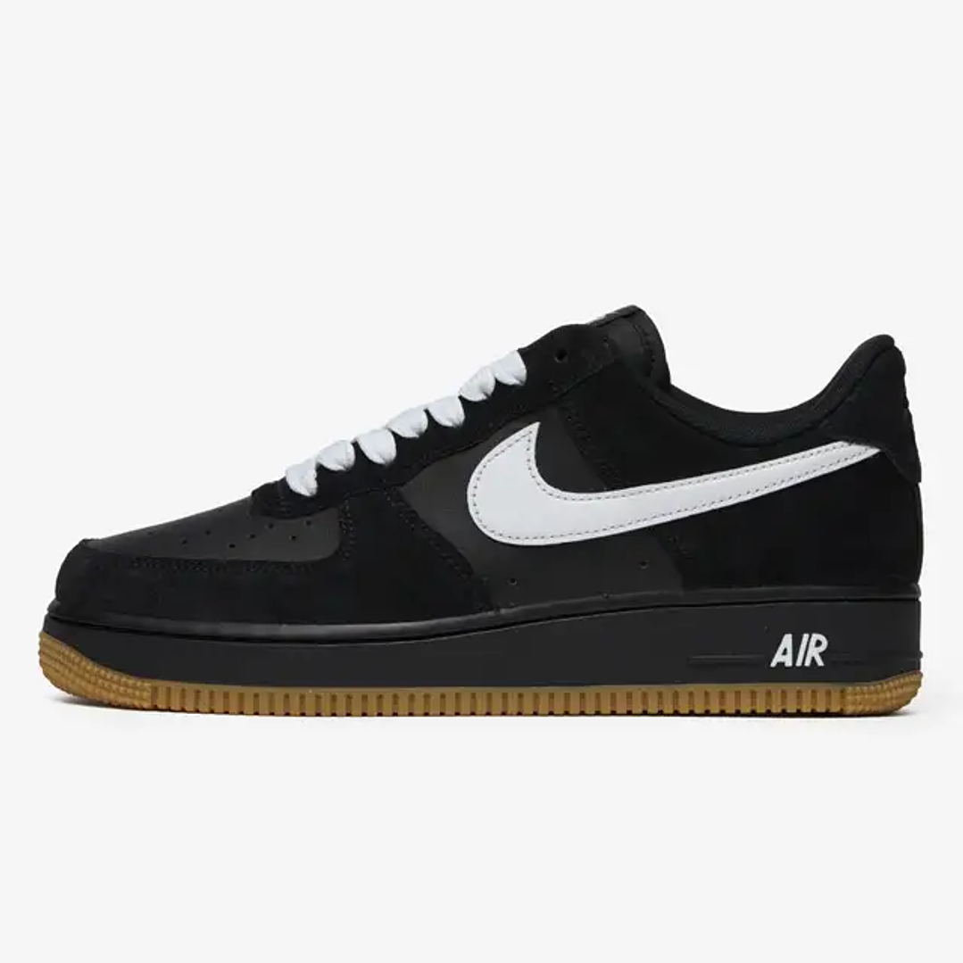 Nike Air Force 1 Low '07 LV8 Black Gum Light Brown White 1