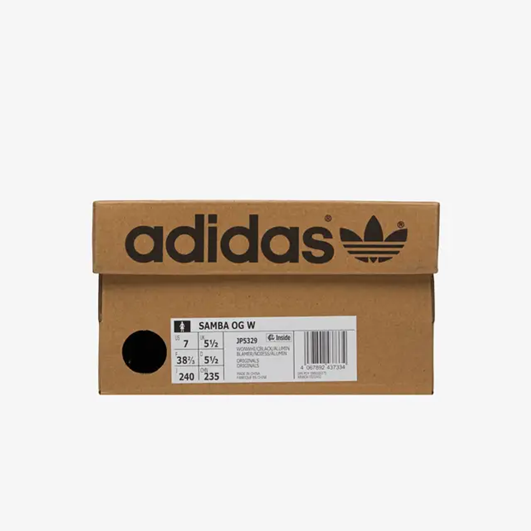 adidas Samba OG Wonder White Black Pony (Women's) 6