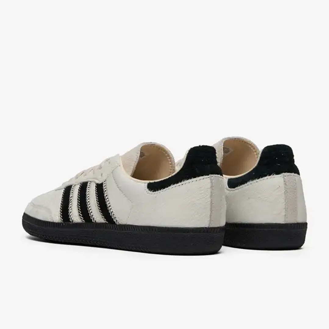 adidas Samba OG Wonder White Black Pony (Women's) 4