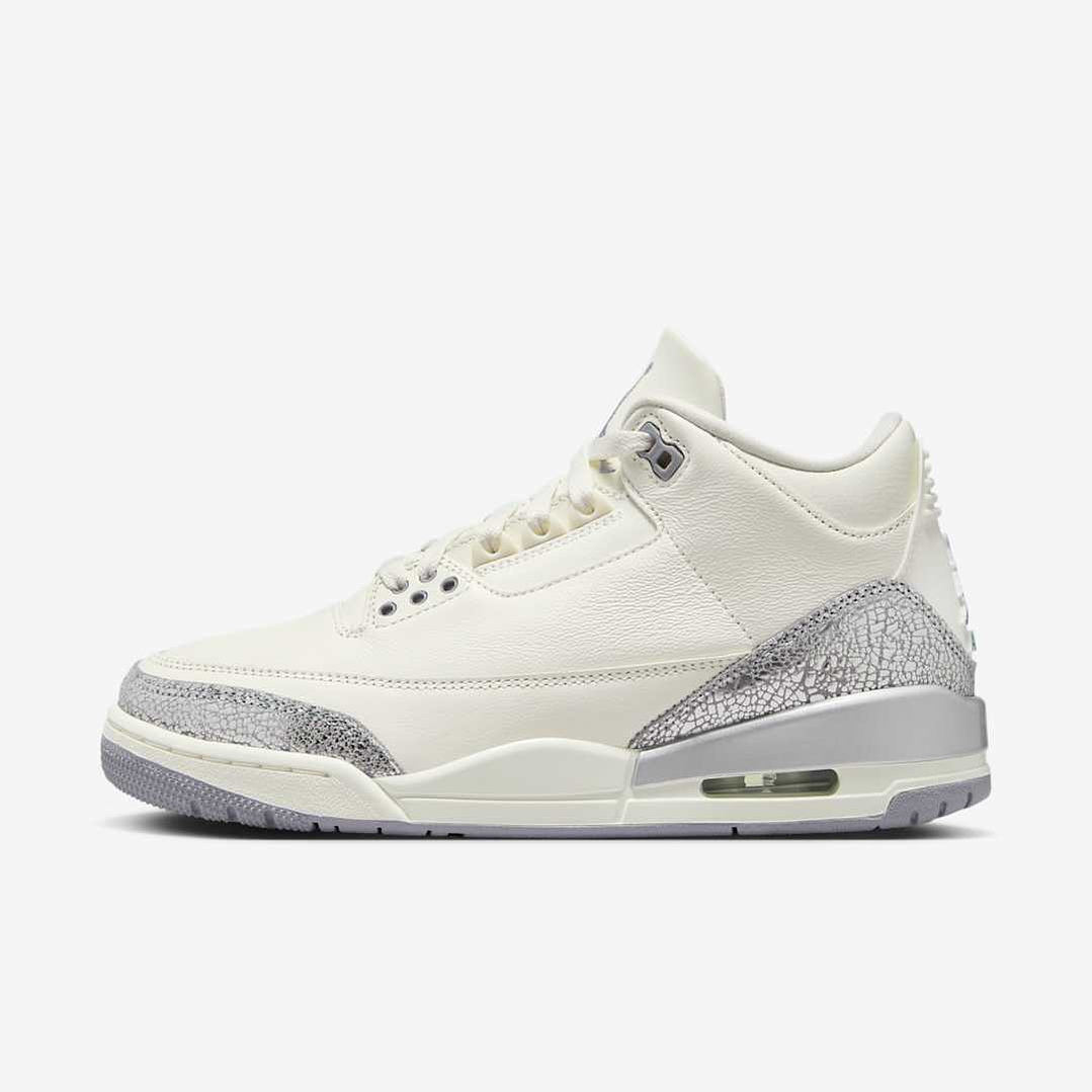 Jordan 3 Retro Sail Cement Grey (Women's 1
