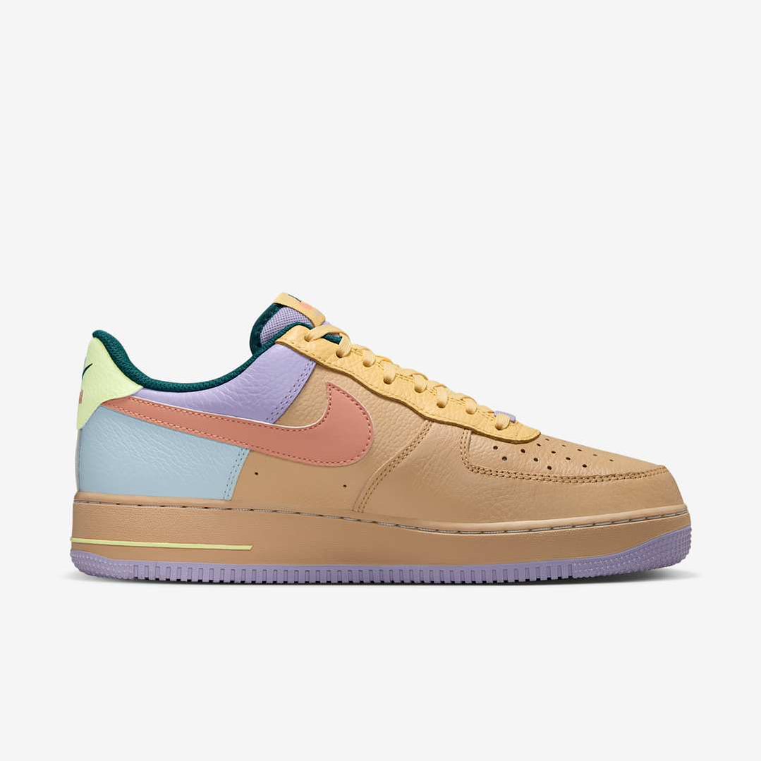 Nike Air Force 1 Low '07 Sesame Hydrangeas Soft Yellow Apricot Agate 3