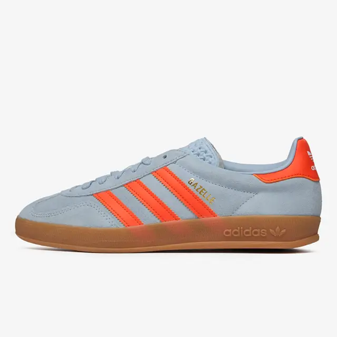 adidas Gazelle Indoor Wonder Blue Orange 1