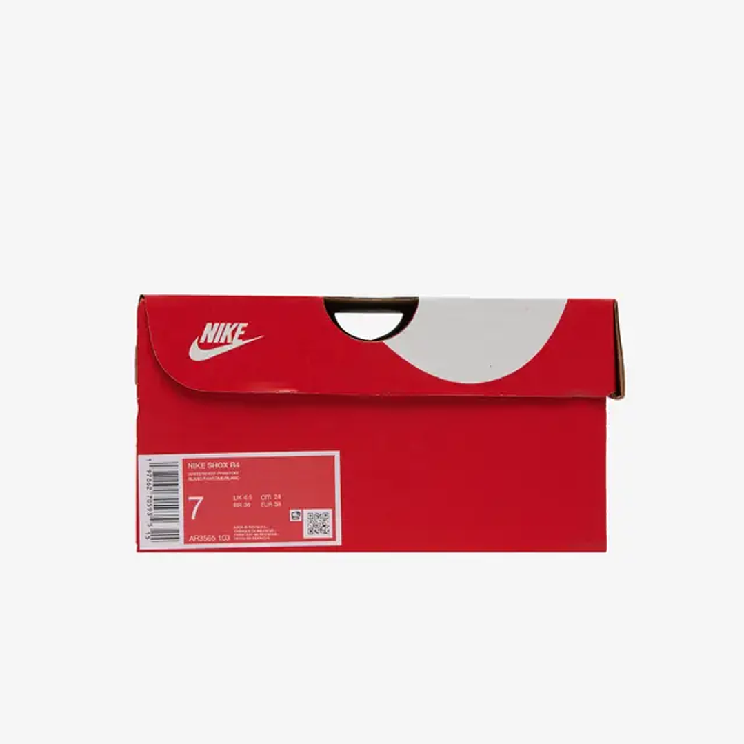 Nike Shox R4 White Phantom Picante Red (Women's) 6