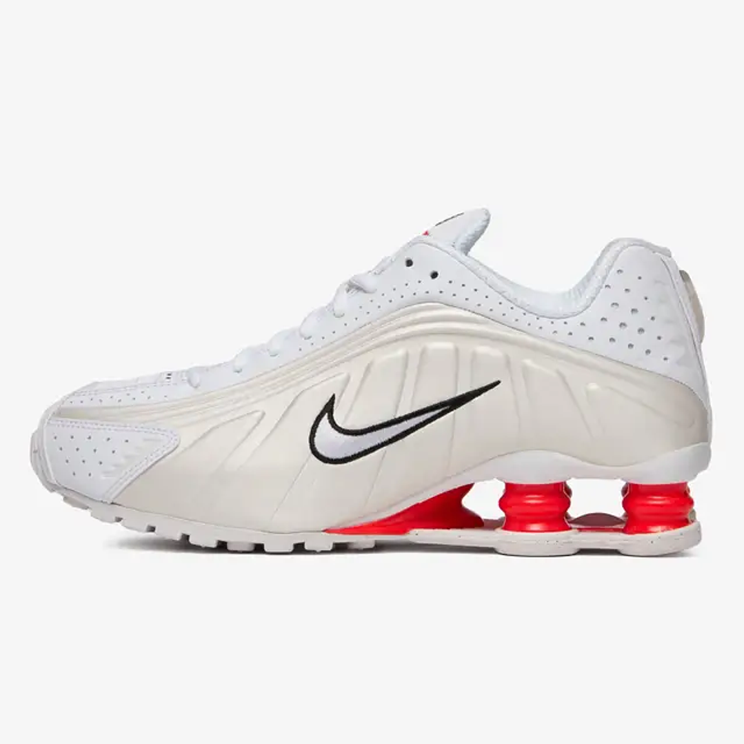 Nike Shox R4 White Phantom Picante Red (Women's) 1