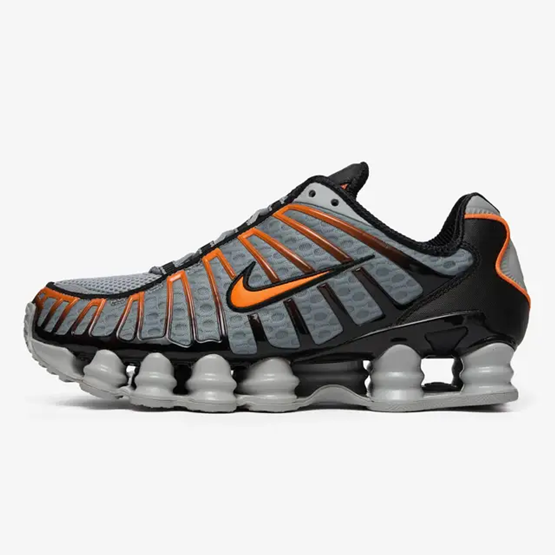 Nike Shox TL Light Smoke Grey Black Bright Mandarin 1