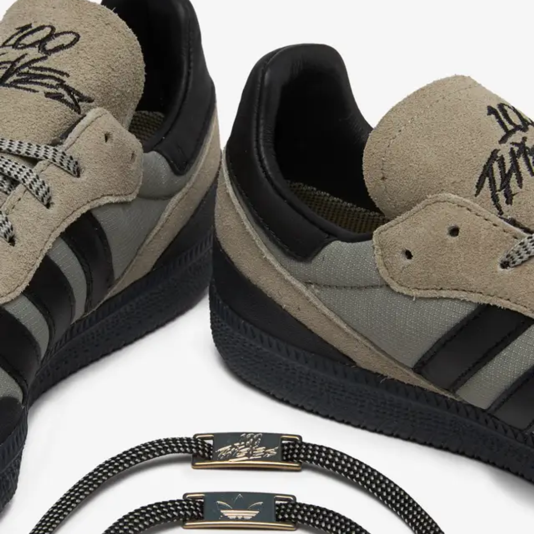 adidas Palos Hills 100 Thieves Silver Pebble Black 3