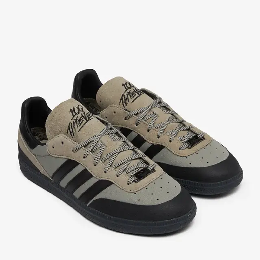 adidas Palos Hills 100 Thieves Silver Pebble Black 2