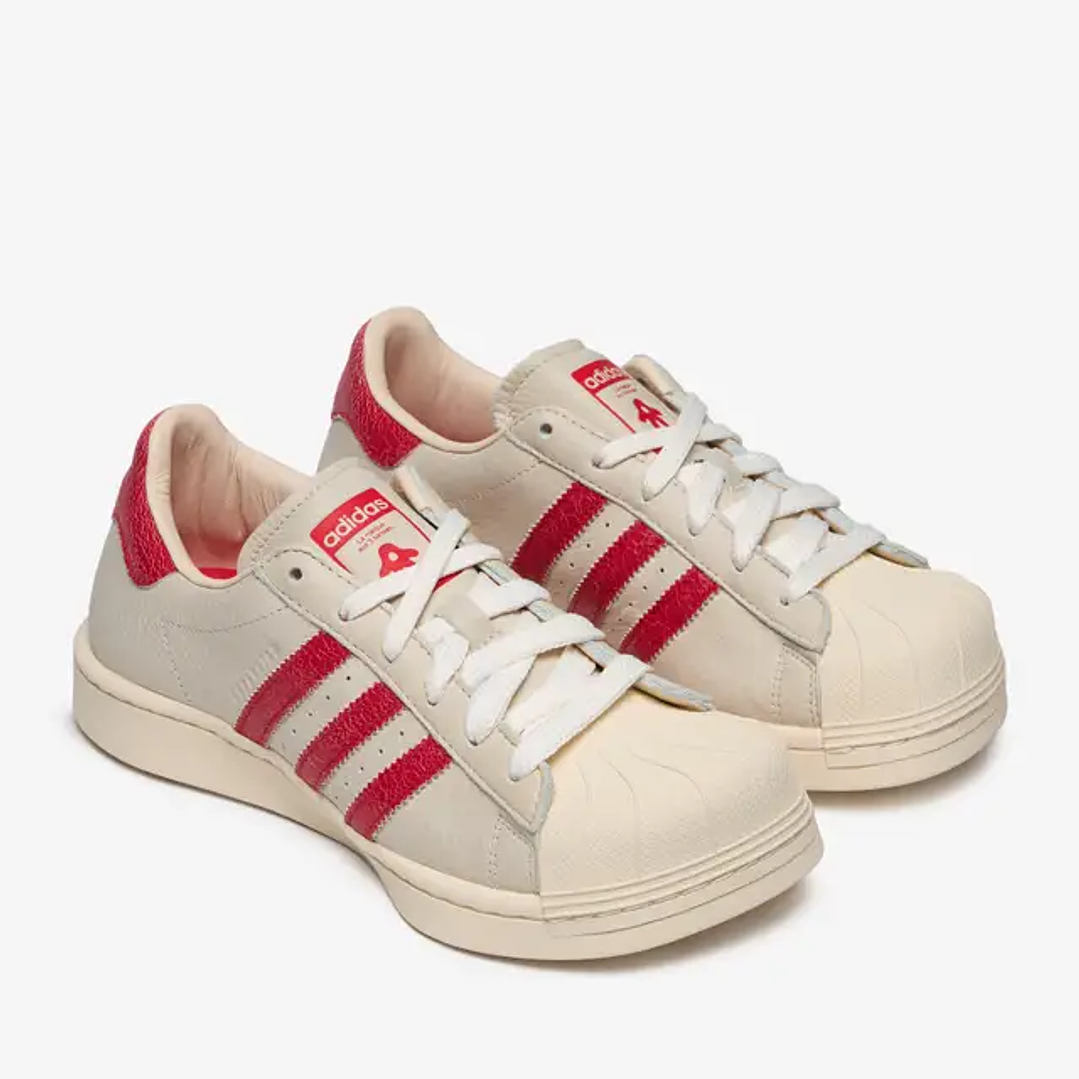 adidas Superstar Modified AVAVAV Crystal White Red (Women's) 2