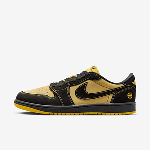 Jordan 1 Retro Low OG Quai 54 Black Tour Yellow Red
