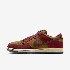 Nike SB Dunk Low Dark Team Red Olive Flak