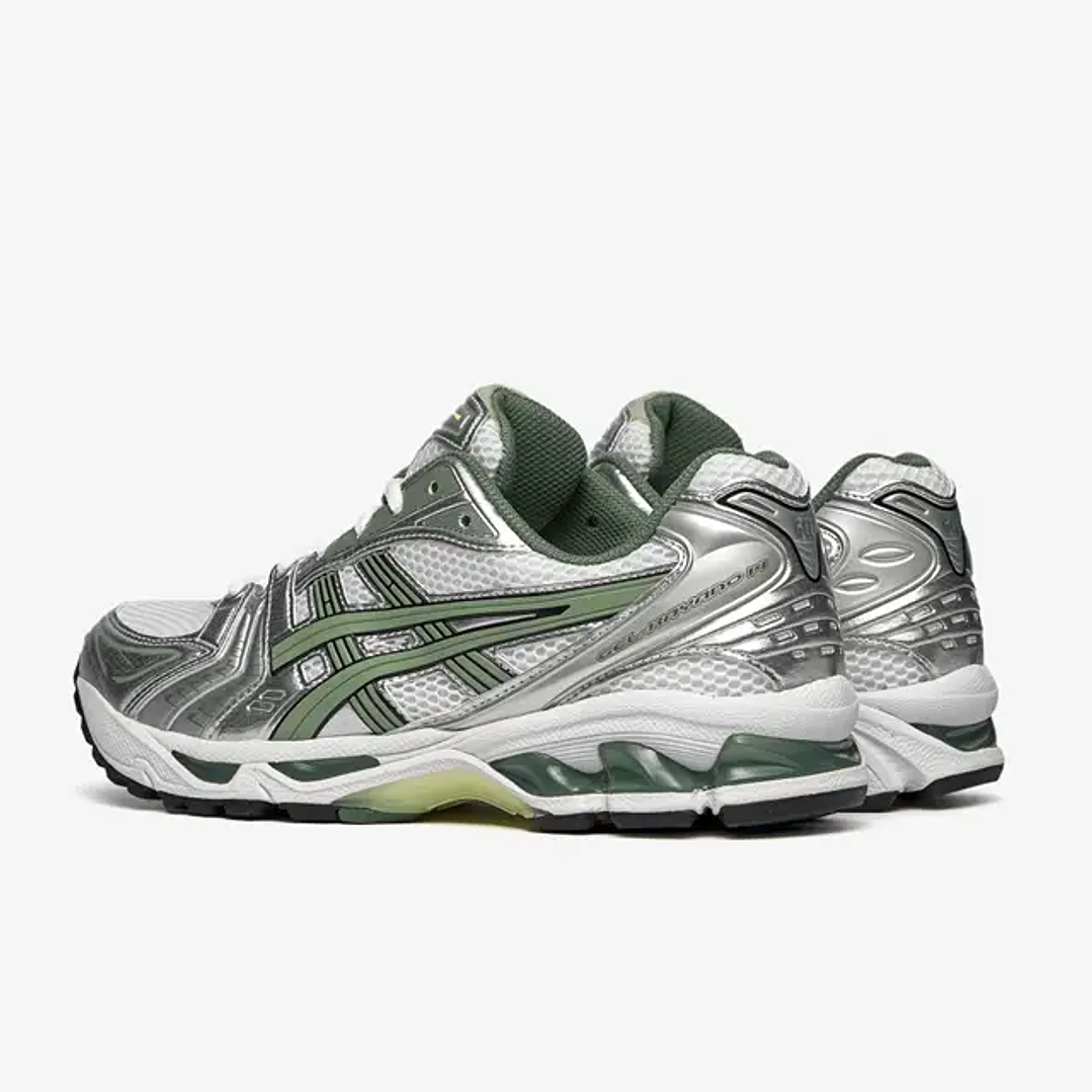ASICS Gel-Kayano 14 White Pure Silver Slate Grey Sage 3