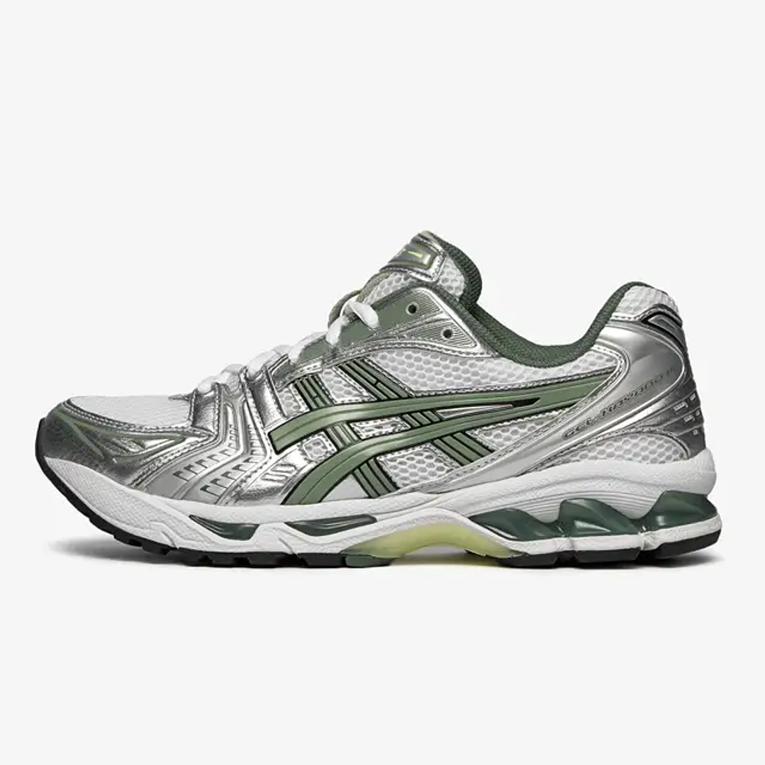 ASICS Gel-Kayano 14 White Pure Silver Slate Grey Sage 1
