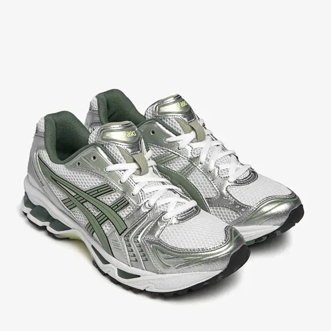 ASICS Gel-Kayano 14 White Pure Silver Slate Grey Sage 2