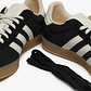 adidas Gazelle Indoor Pro Core Black Off White Warm Sandstone - Thumbnail 4