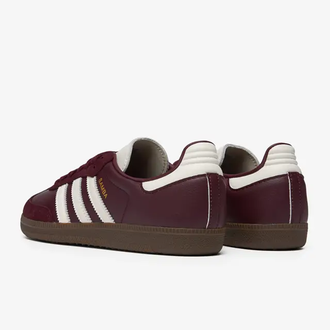 adidas Samba OG Maroon Off White Gum (Women's) 3