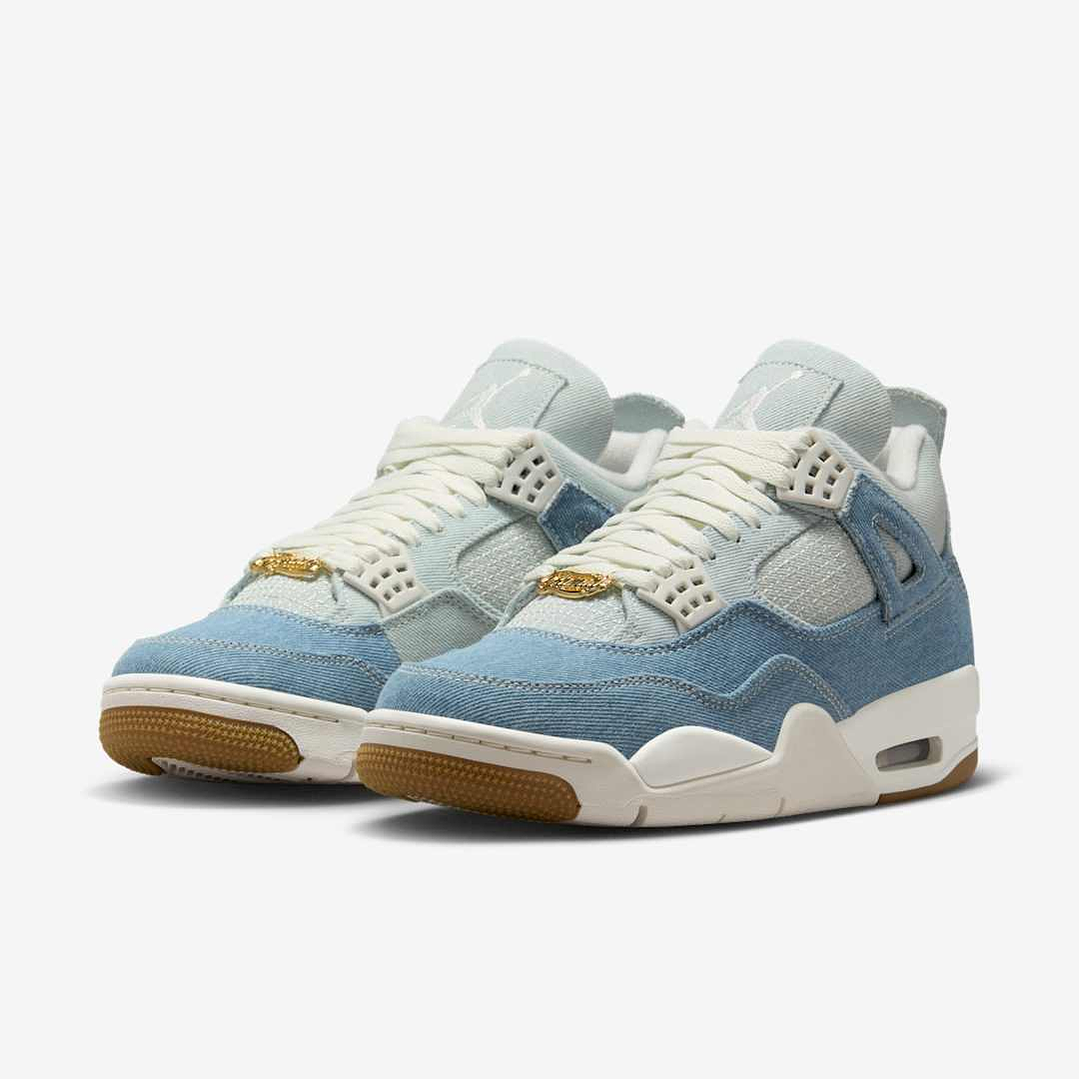 Jordan 4 Retro TEX Denim Worn Blue (Women's) 2