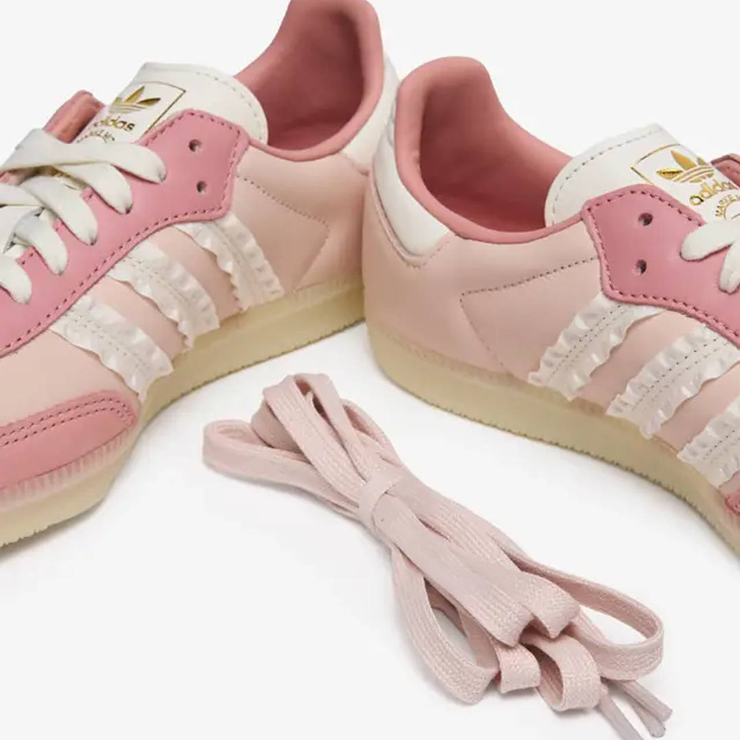 adidas Samba Ruffle Stripes Pack Wonder Mauve (Women's) 4