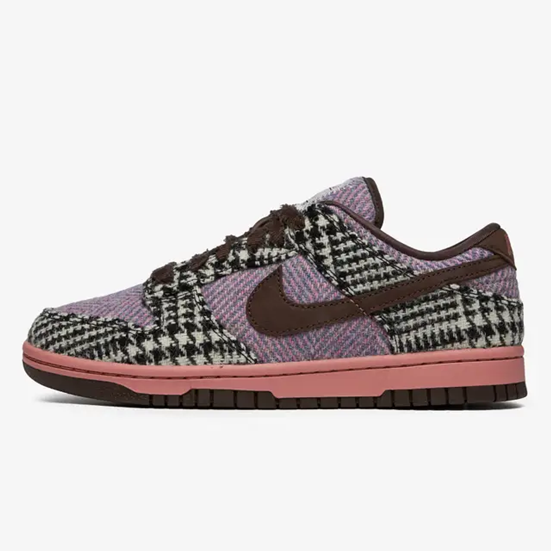 Nike Dunk Low Harris Tweed Purple Pink (Women's) 1