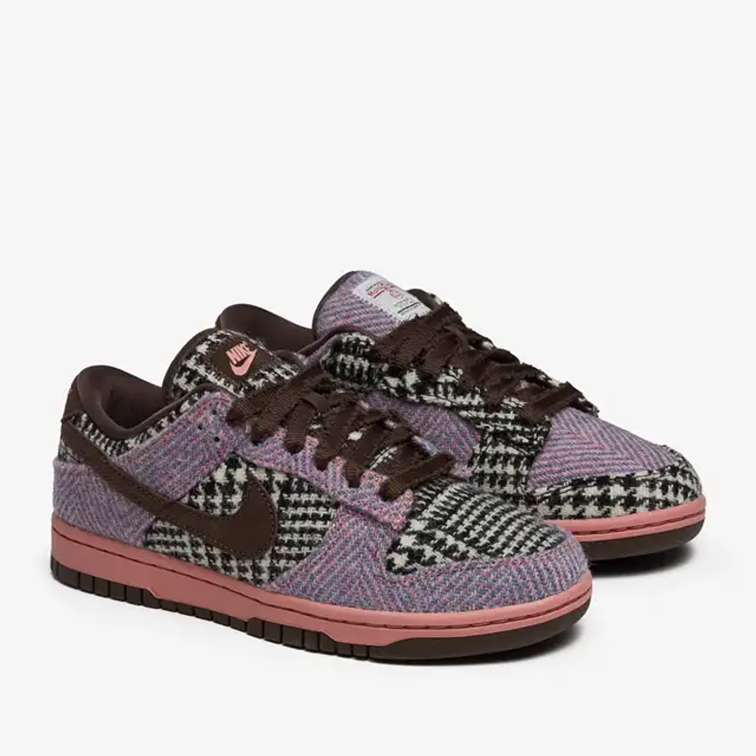 Nike Dunk Low Harris Tweed Purple Pink (Women's) 2
