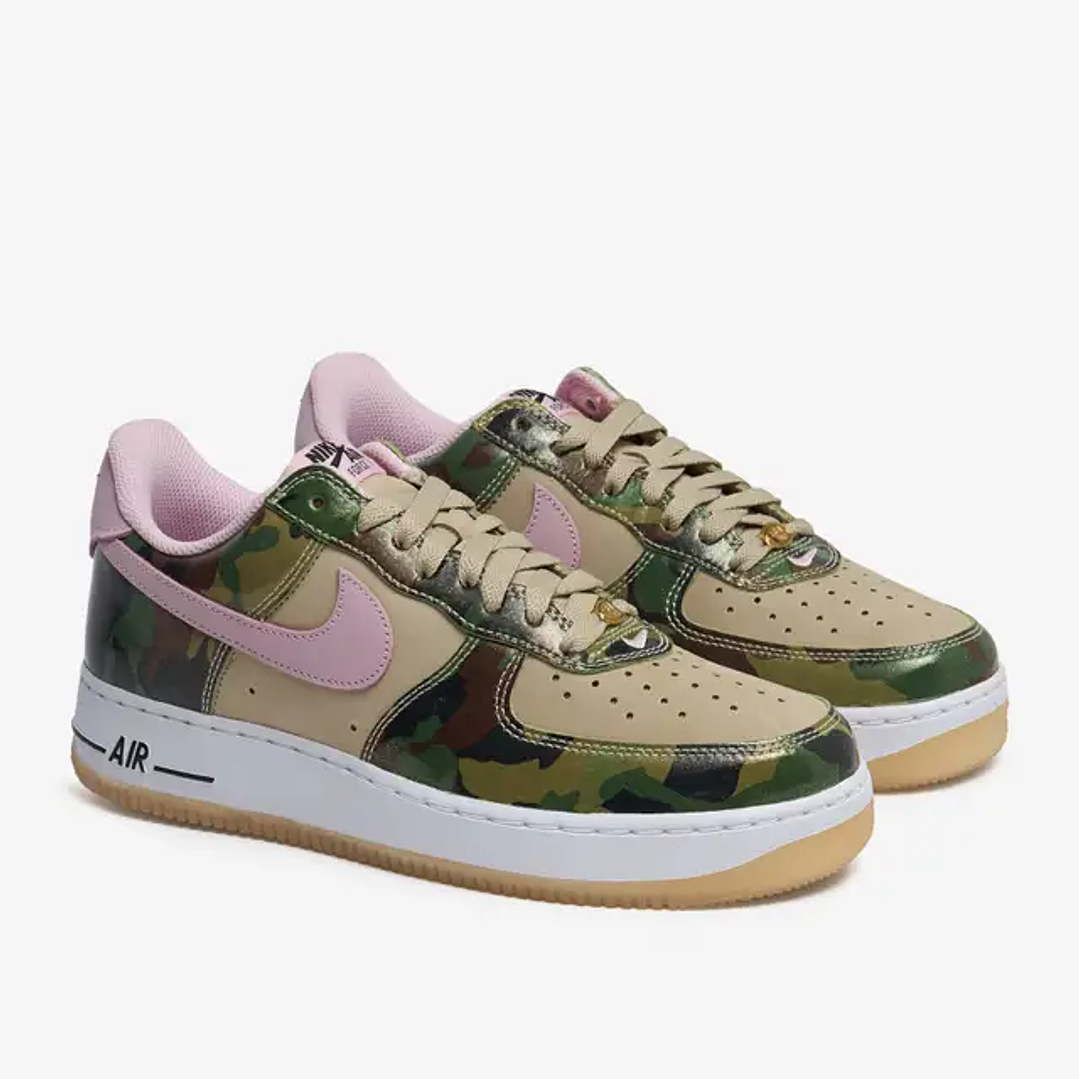 Nike Air Force 1 Low '07 LV8 Patent Camo Pink 2
