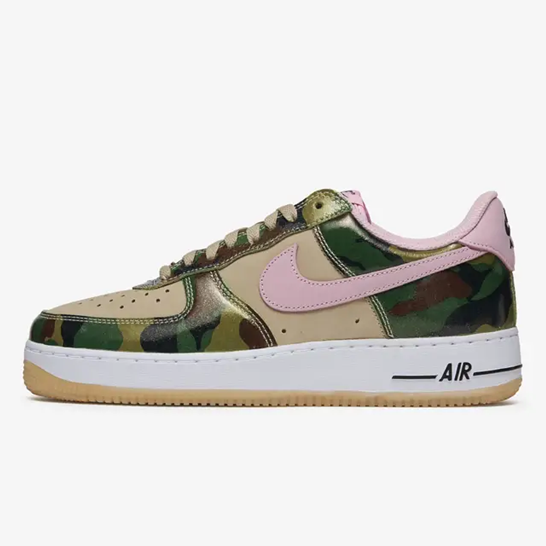 Nike Air Force 1 Low '07 LV8 Patent Camo Pink 1
