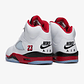 Jordan 5 Retro Fire Red Black Tongue - Thumbnail 3
