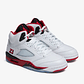 Jordan 5 Retro Fire Red Black Tongue - Thumbnail 2