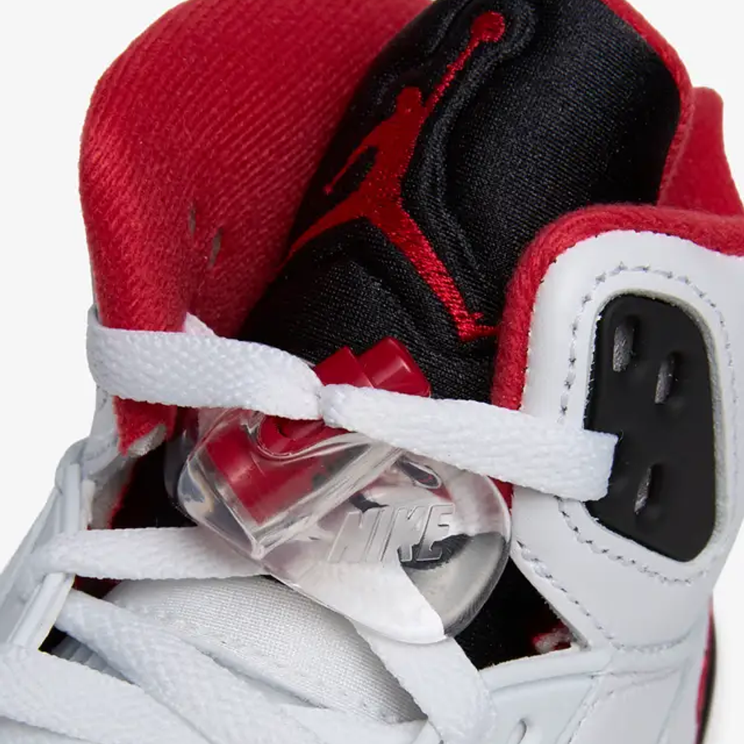 Jordan 5 Retro Fire Red Black Tongue 4
