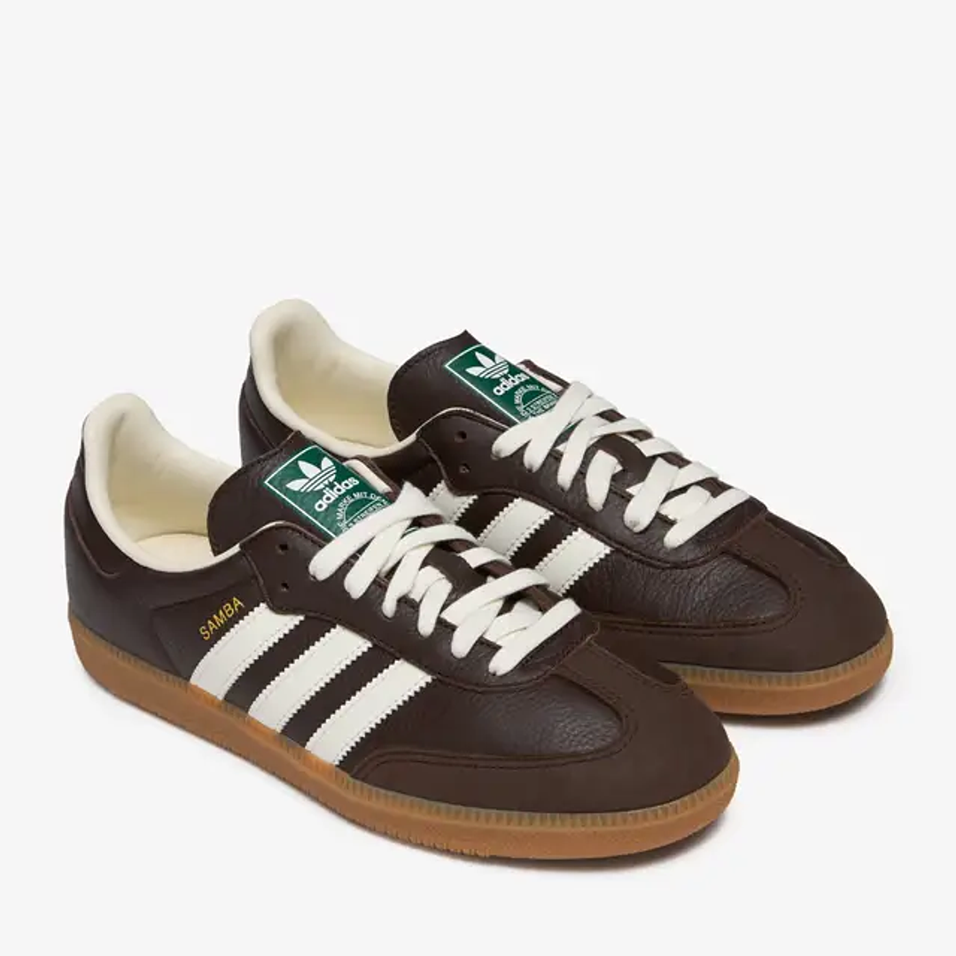 adidas Samba OG Dark Brown Off White Gum 4